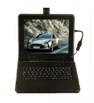 High Quality 10 inch Leather Case  with Keyboard for Tablet PC